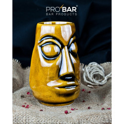 Moai Tiki Mug Marrone